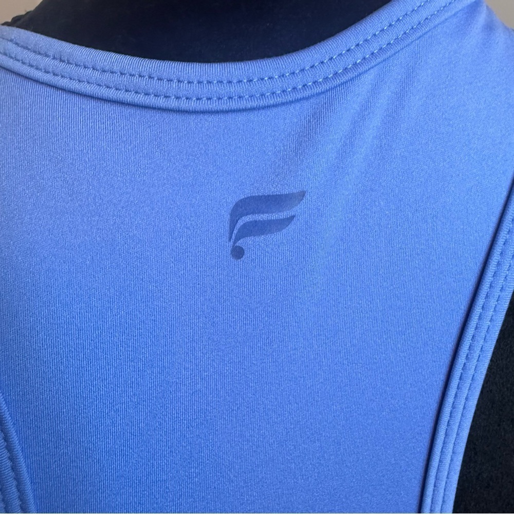 Fabletics | Claire Midi Medium Impact Sports Bra | Crystal Bloom / White - Picture 7 of 7